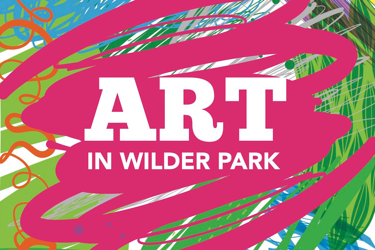 Art in Wilder Park in Elmhurst