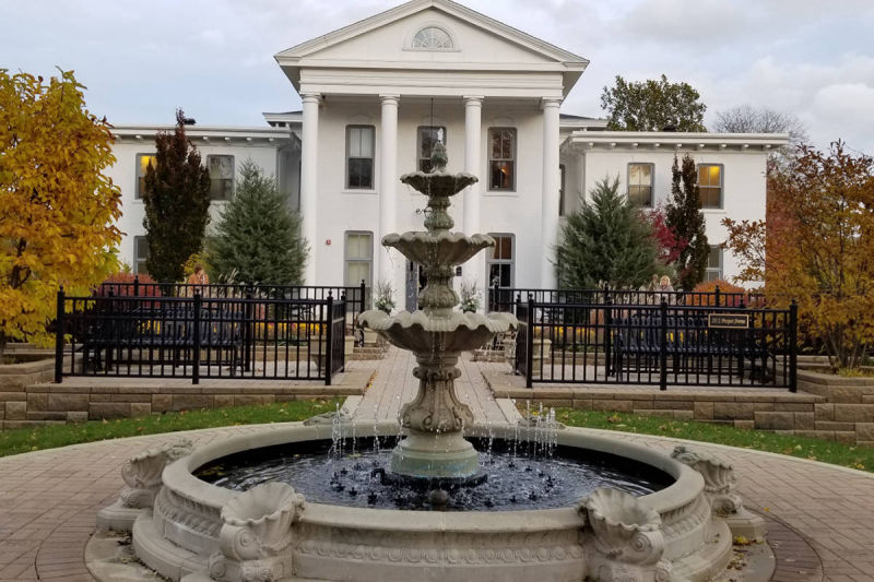 Elmhurst Mansion, home of Holiday Market