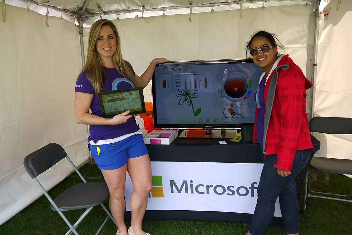 Microsoft Sponsor Booth
